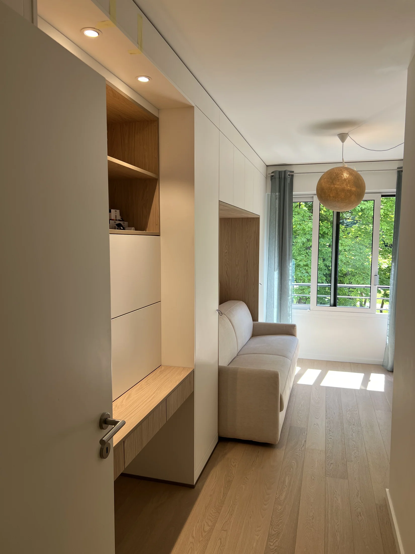 Eaux vives - Bureau lounge & chambre d'amis — réalisation de l’Atelier des Rocailles