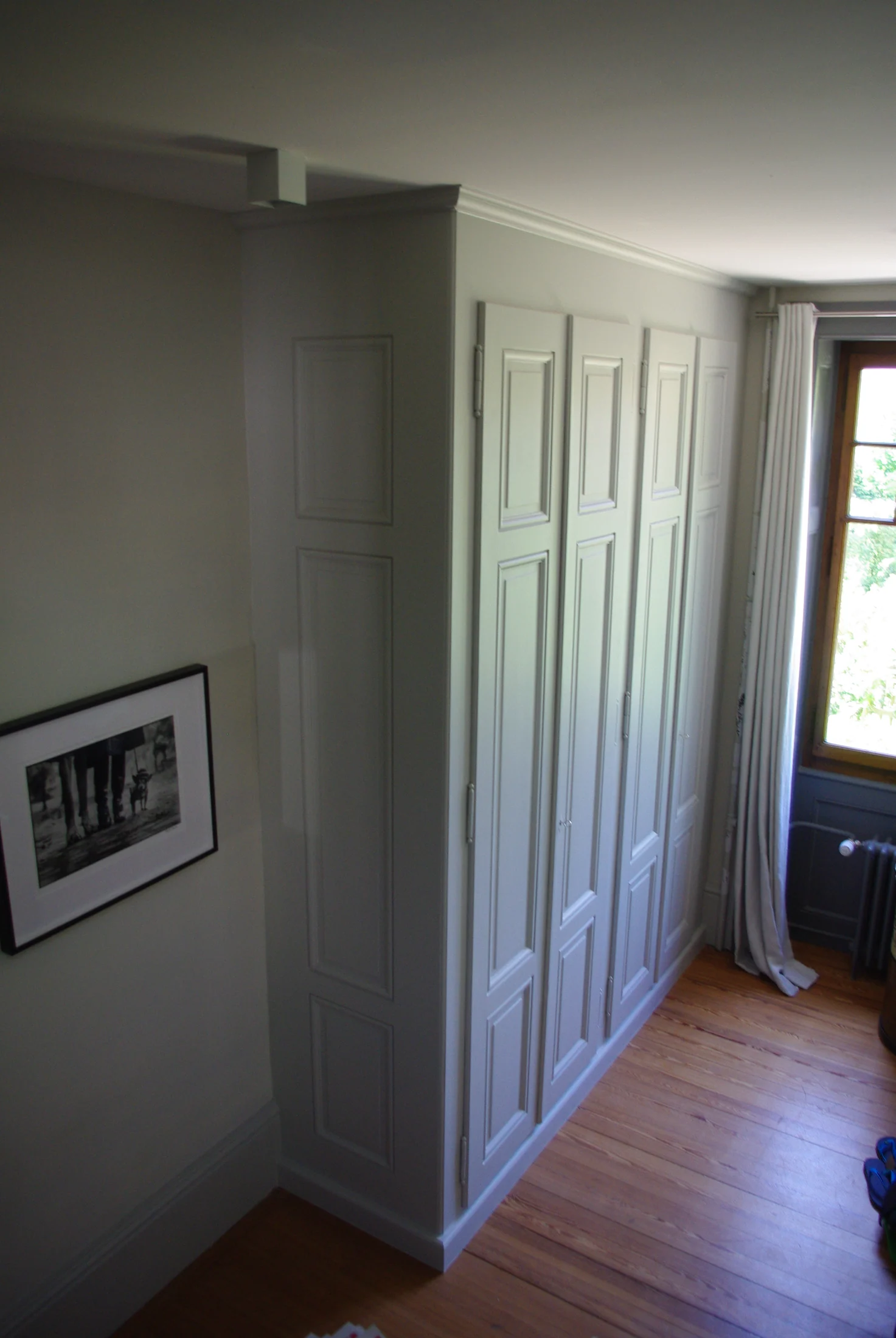 Prangin - Portes à cadres — réalisation de l’Atelier des Rocailles
