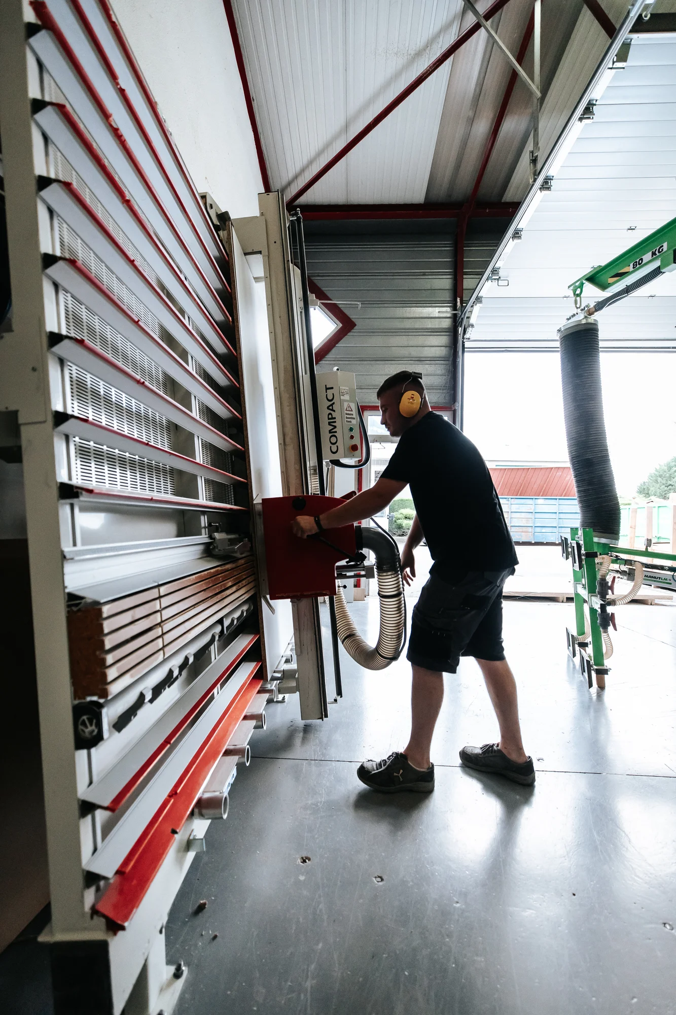 L’atelier et l’équipe — réalisation de l’Atelier des Rocailles