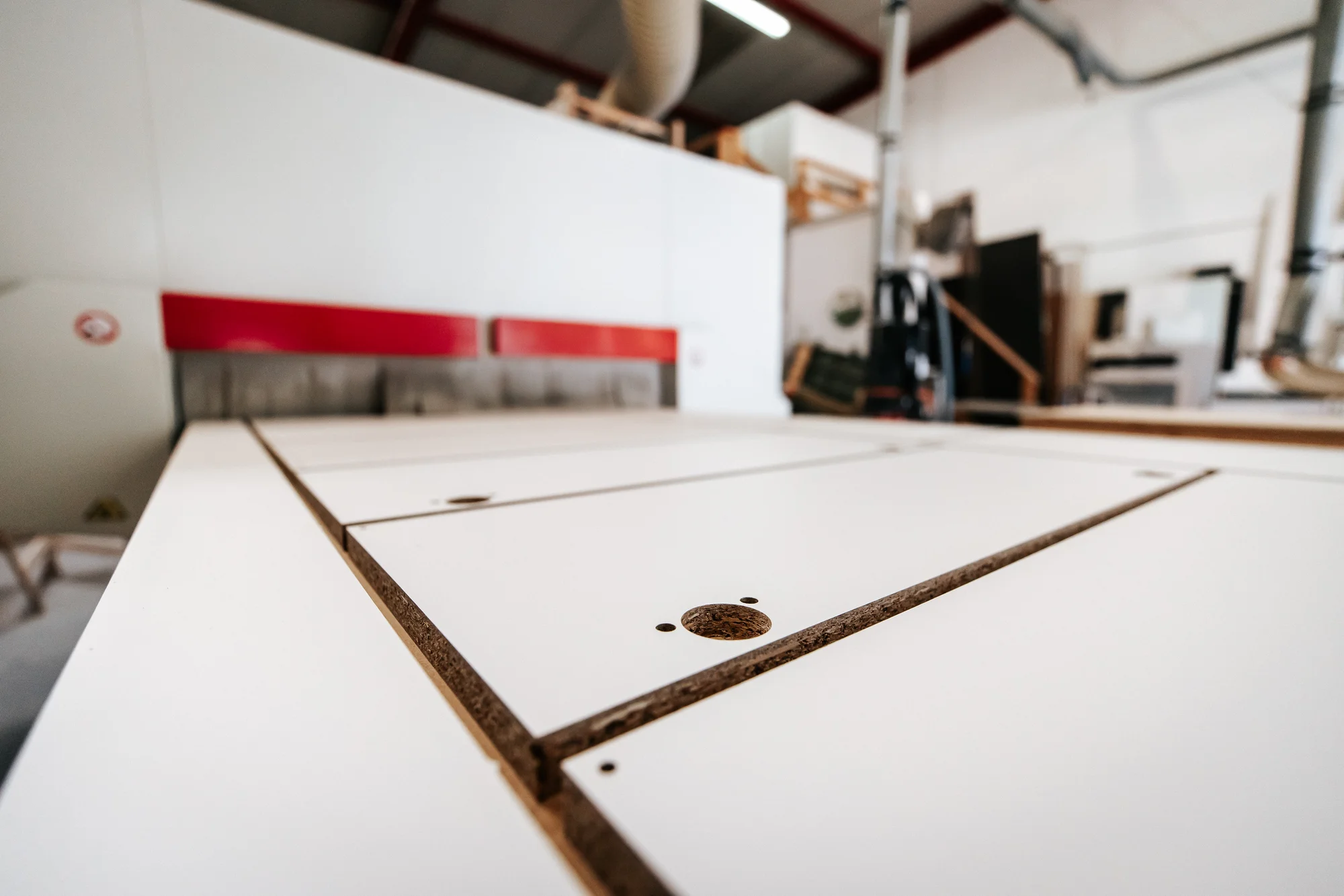 L’atelier et l’équipe — réalisation de l’Atelier des Rocailles