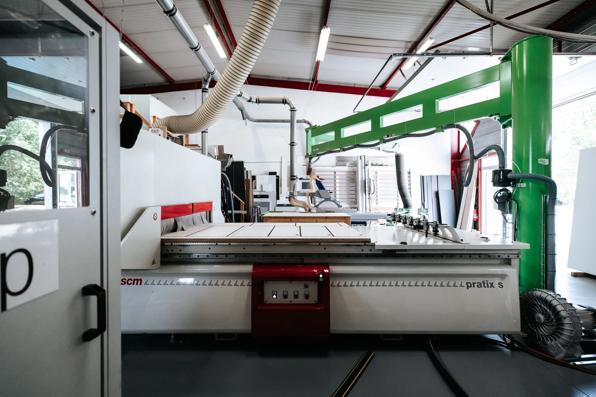 L’atelier et l’équipe — réalisation de l’Atelier des Rocailles