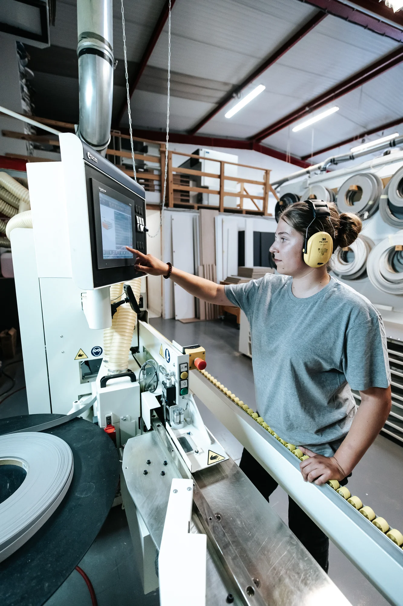 L’atelier et l’équipe — réalisation de l’Atelier des Rocailles
