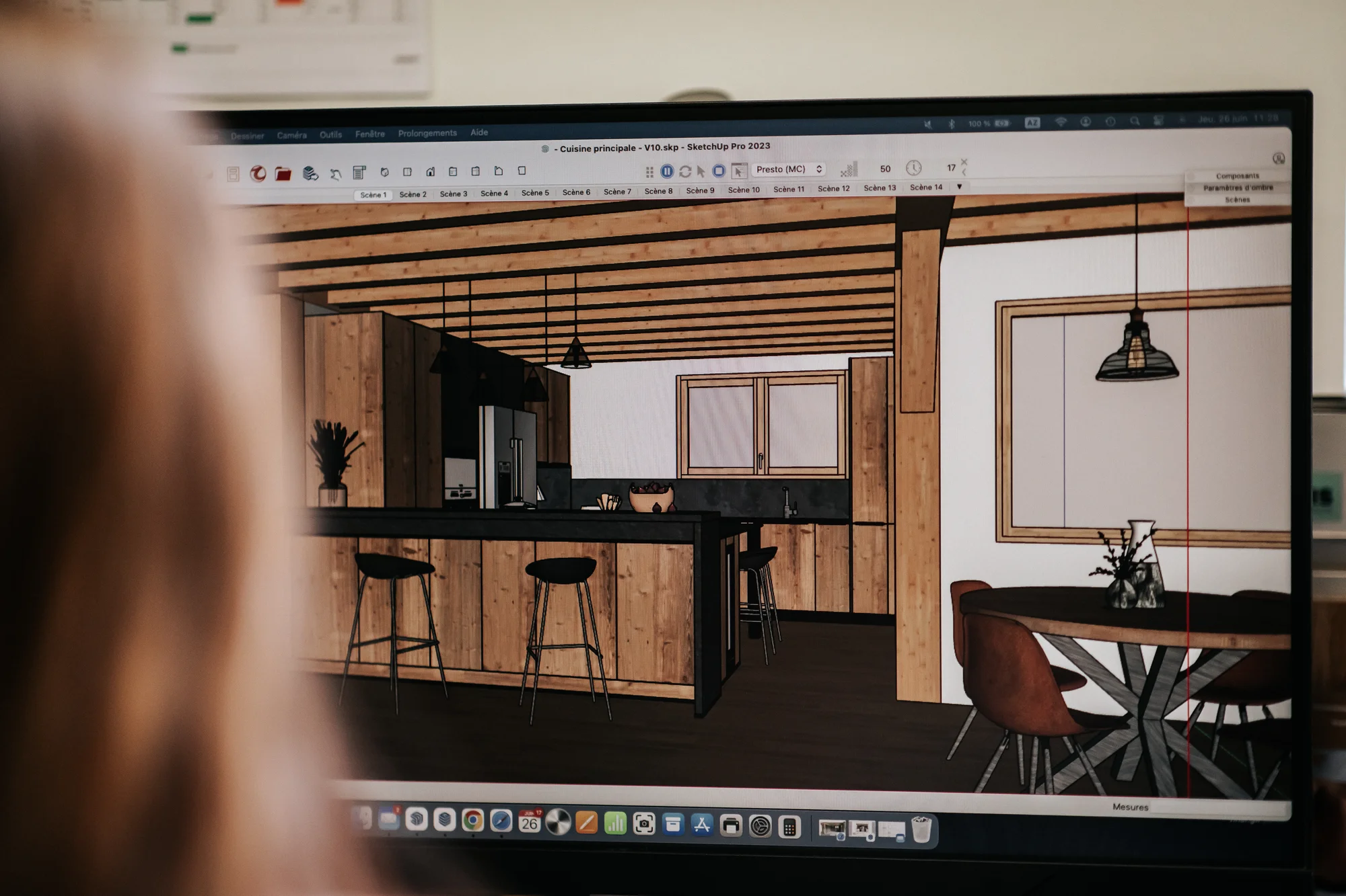 L’atelier et l’équipe — réalisation de l’Atelier des Rocailles