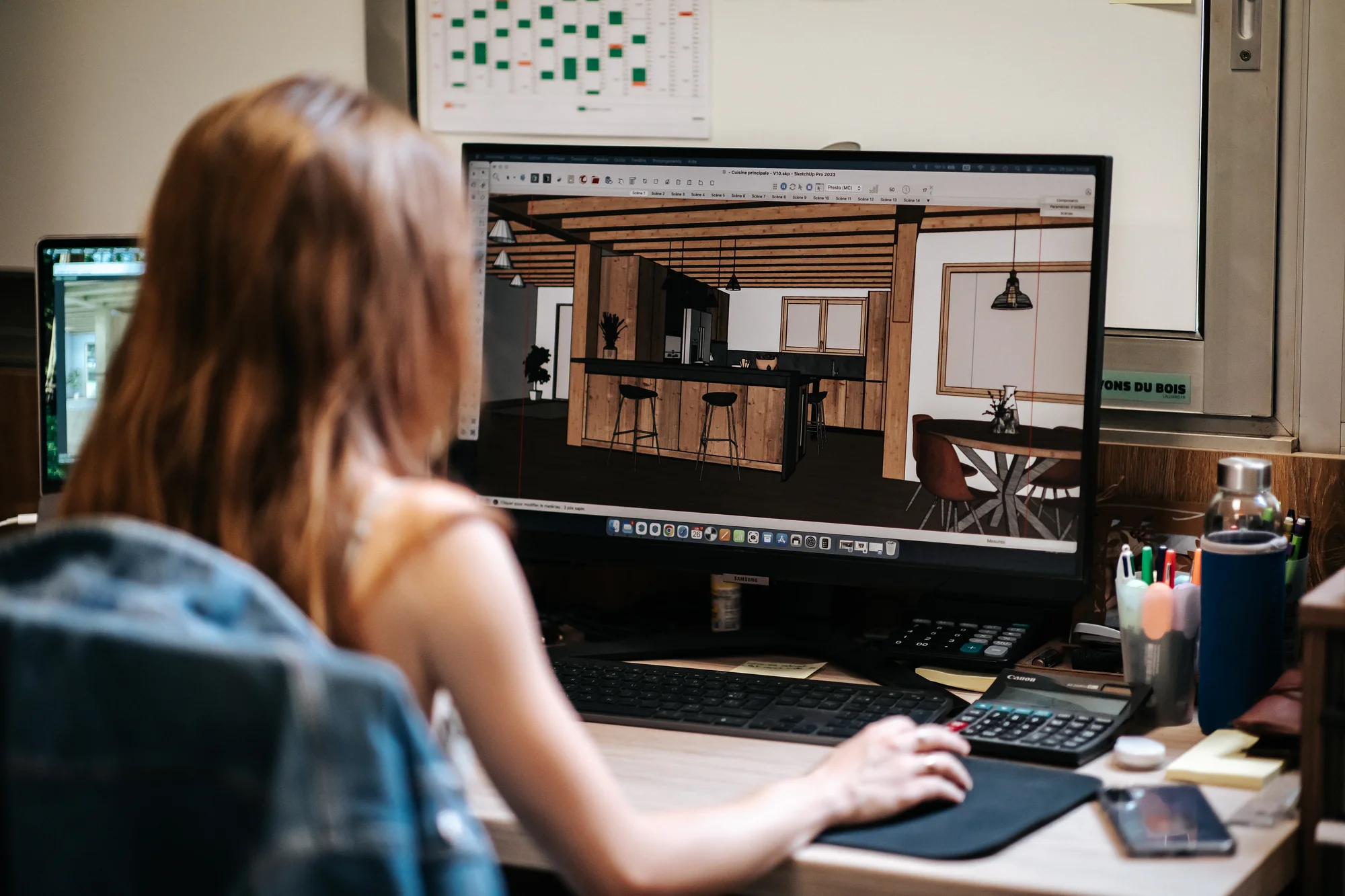 L’atelier et l’équipe — réalisation de l’Atelier des Rocailles