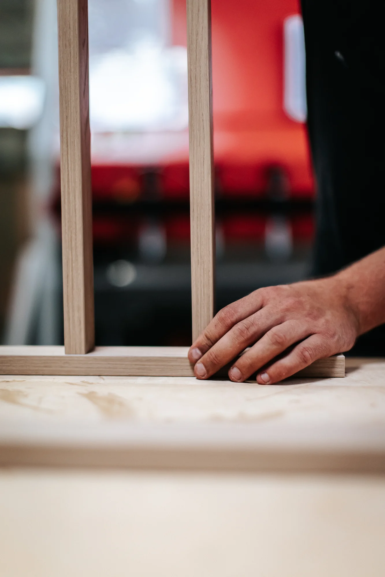 L’atelier et l’équipe — réalisation de l’Atelier des Rocailles
