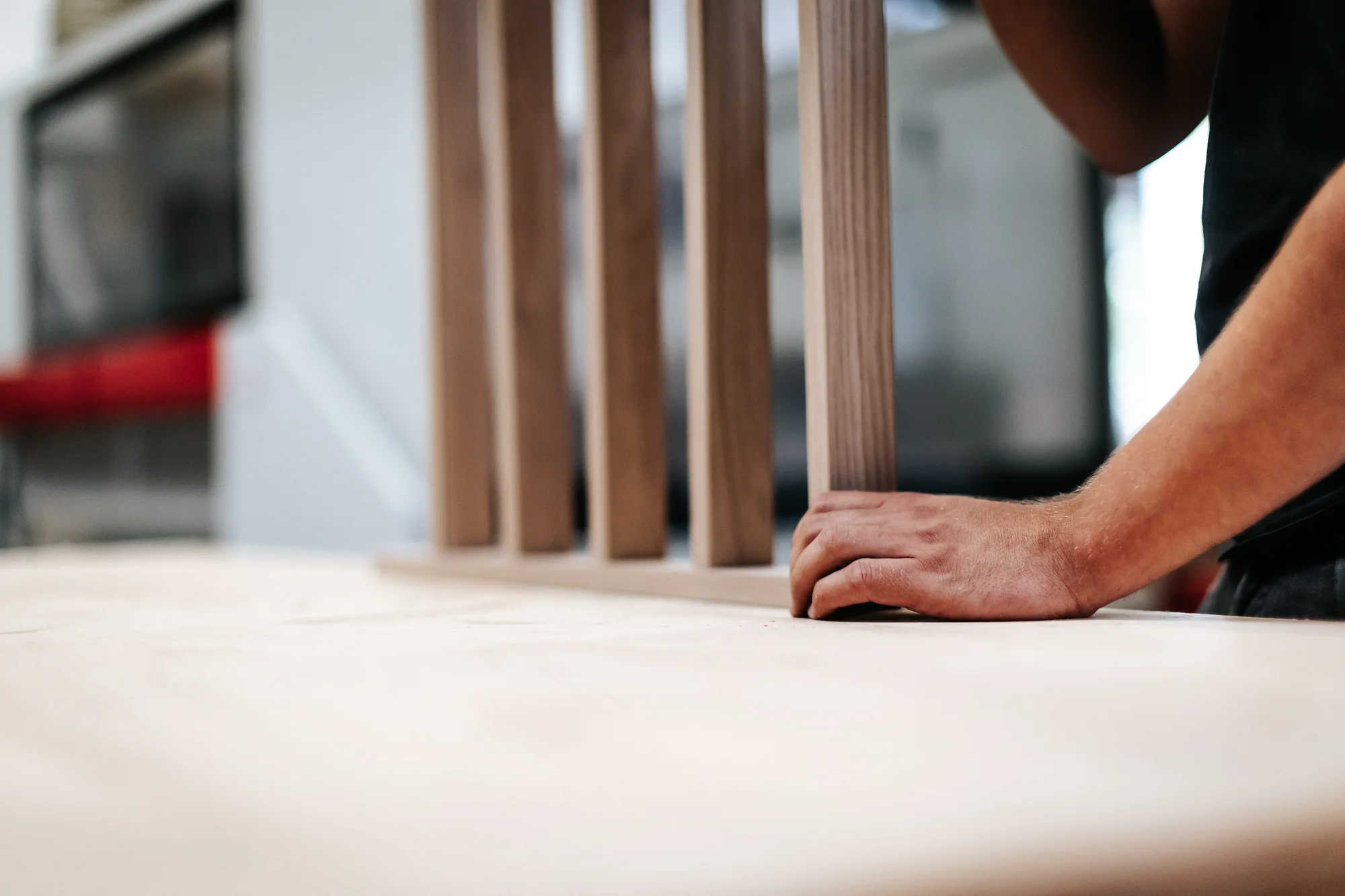 L’atelier et l’équipe — réalisation de l’Atelier des Rocailles