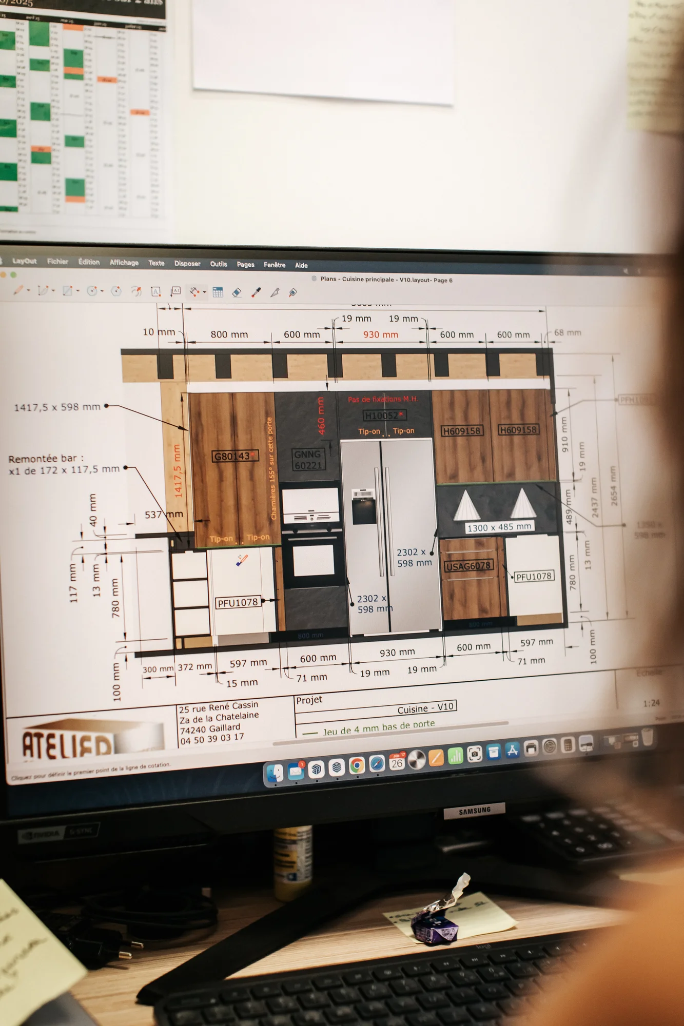 L’atelier et l’équipe — réalisation de l’Atelier des Rocailles