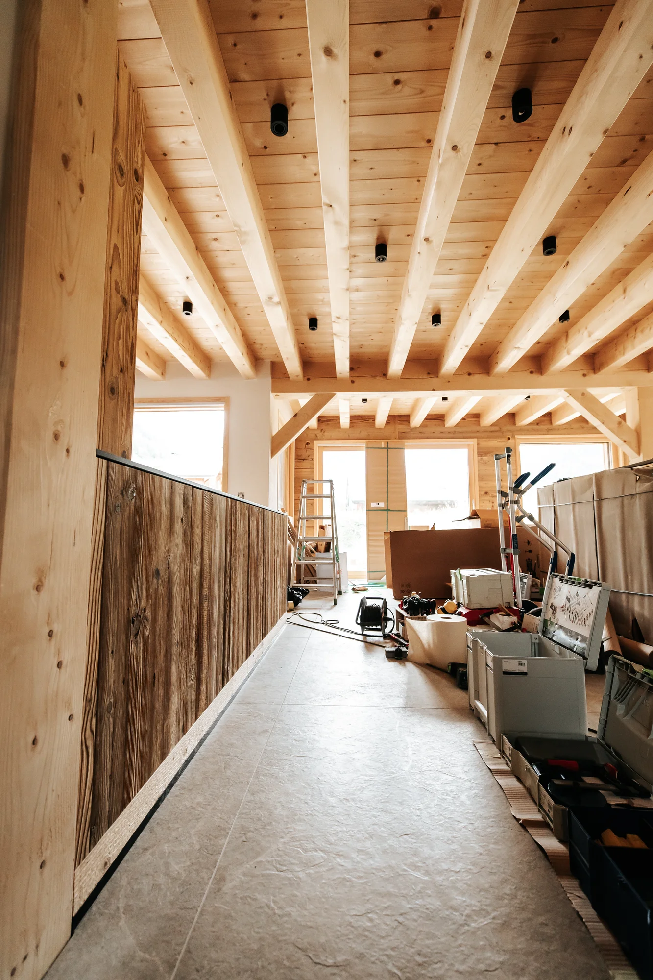 L’atelier et l’équipe — réalisation de l’Atelier des Rocailles