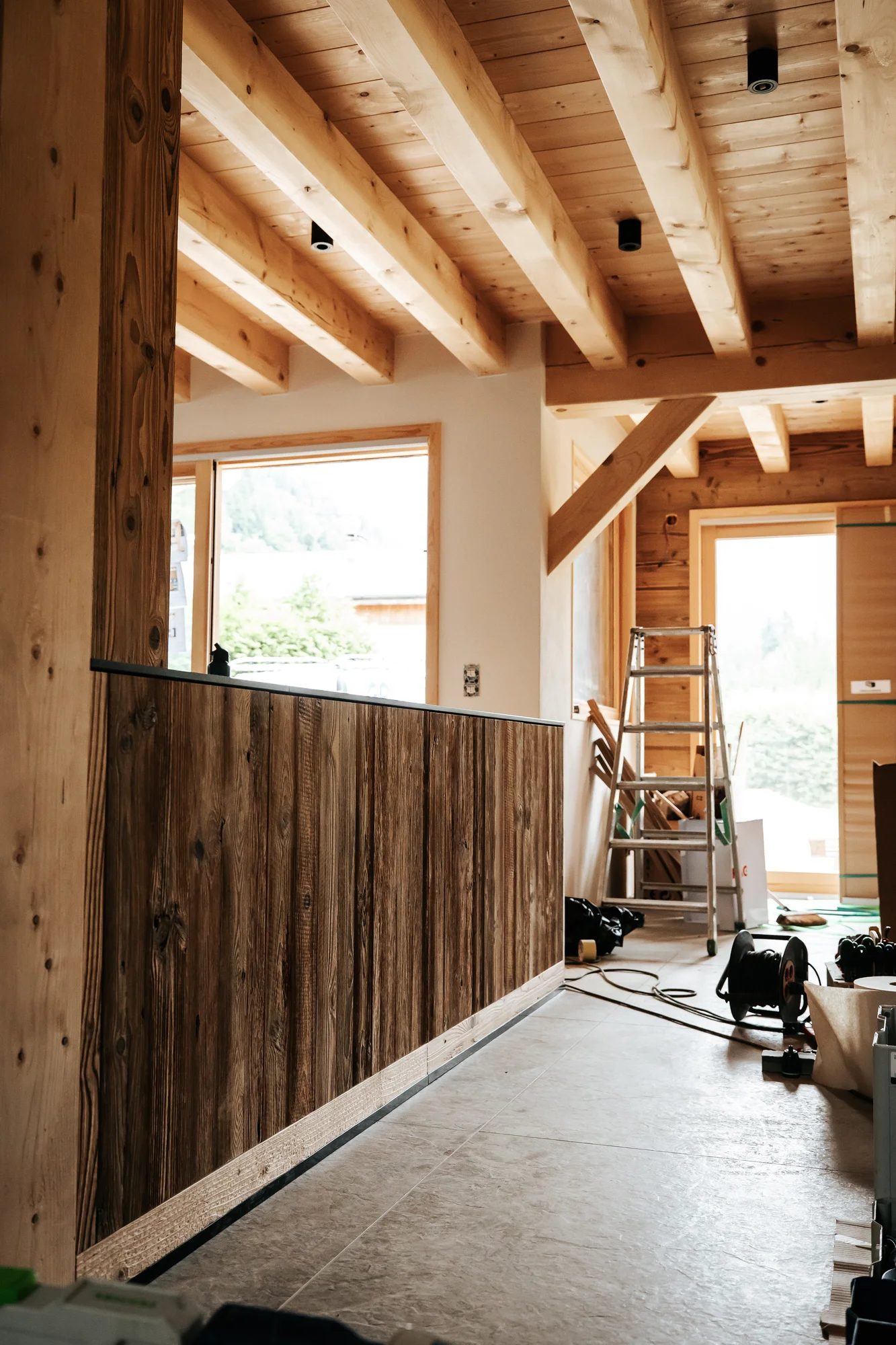 L’atelier et l’équipe — réalisation de l’Atelier des Rocailles