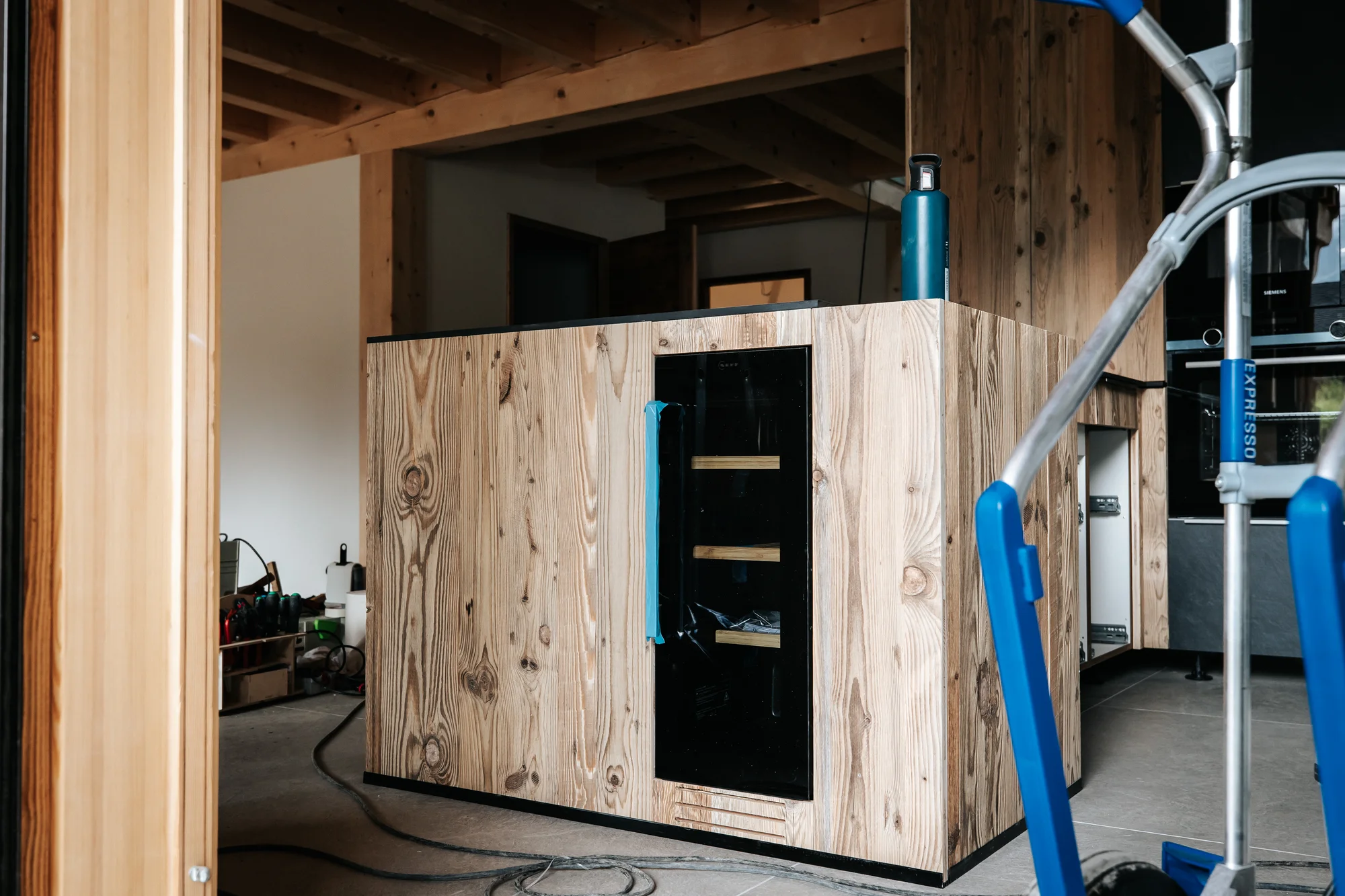 L’atelier et l’équipe — réalisation de l’Atelier des Rocailles